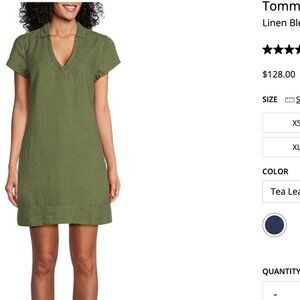 Tommy Bahama Olive Green linen dress